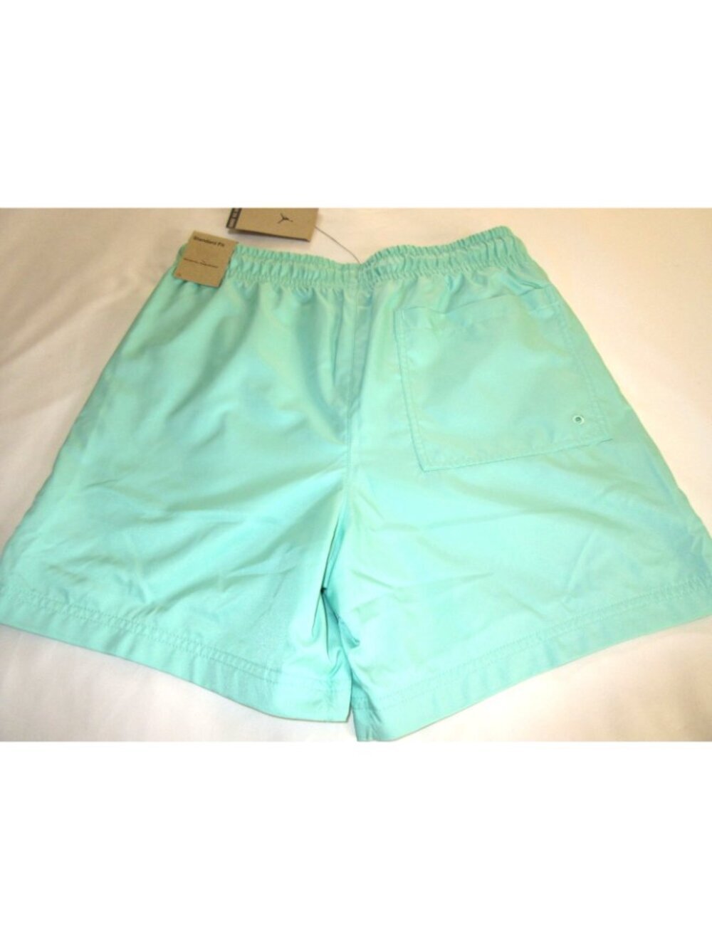 Jordan Essentials Men's 5" Poolside Shorts Emerald Green White Standard Fit NWT - Picture 6 of 7
